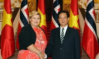 Entretien Nguyen Tan Dung-Erna Solberg