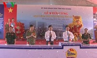 Mise en chantier du Centre de congrès de Hau Giang