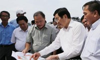 Truong Tan Sang en tournée à Khanh Hoa