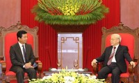 L’ambassadeur laotien reçu par Nguyen Phu Trong 