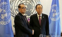 Ban Ki-moon reçoit le chef de la diplomatie nord-coréenne