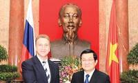 Truong Tân Sang reçoit un vice-Premier ministre russe