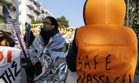 Manifestation contre la clôture de la frontière gréco-turque