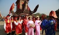 Nguyen Thi Doan à la fête des deux soeurs Trung