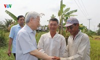 Nguyen Phu Trong à Ben Tre 