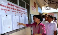 La présidente du Conseil electoral national se rend à Kien Giang