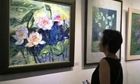 Vernissage de l’exposition de peinture «Lotus» à Hanoi