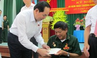 Tran Dai Quang au chevet des invalides de guerre de Ha Nam