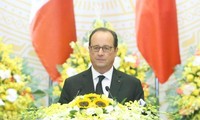 François Hollande à Ho Chi Minh-ville