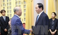 Tran Dai Quang reçoit le vice-président du Conseil d’échanges amicaux du Japon