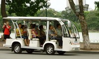 Minibus électriques pour visiter Hanoi