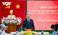 Tô Lâm travaille avec le service de la Sécurité publique de Binh Phuoc