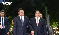 Pham Minh Chinh reçoit Thongloun Sisoulith