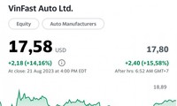 VinFast shares break three-day losing streak on Nasdaq rally