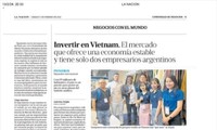 Argentinian paper says Vietnam offers ample investment opportunities