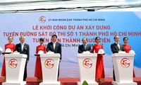 Kota Ho Chi Minh memulai pembangunan  jalan metro nomor 1 Ben Thanh-Suoi Tiien.