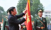 Presiden Negara Vietnam, Truong Tan Sang menghadiri peringatan ulang tahun ke-50 Hari Jadinya Akademi Tentata Perbatasan