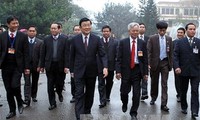 Presiden Negara Truong Tan Sang berceramah di depan siswa kursus pemupukan  kader penerus tingkat tinggi angkatan ke-3