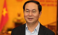 Presiden Vietnam, Tran Dai Quang melakukan kunjungan kenegaraan ke RDR.Laos dan Kerajaan Kamboja 