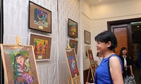 Pameran lukisan anak-anak sehubungan dengan Hari Keluarga, Kasih Sayang dan Kesetiaan dari Federasi Rusia