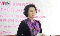 Aktivitas Ketua MN Nguyen Thi Kim Ngan di Kamboja