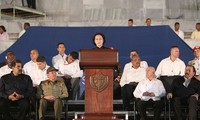 Ketua MN Nguyen Thi Kim Ngan menghadiri upacara mengenangkan Pemimpin Kuba, Fidel Castro Ruz