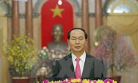 Ucapan selamat Hari Raya Tet dari Presiden Tran Dai Quang