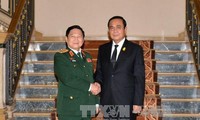 Memperkuat kerjasama pertahanan untuk mendorong hubungan Kemitraan Strategis Vietnam-Thailand