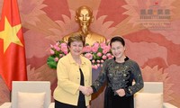 Ketua MN Nguyen Thi Kim Ngan menerima Presiden Direktur WB