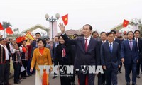 Presiden Tran Dai Quang: Melaksanakan solusi-solusi dan  pekerjaan yang kongkrit dan praksis dalam membantu rakyat etnis minoritas