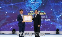 Deputi PM Pham Binh Minh menghadiri acara peringatan ulang tahun ke-10 berdirinya Perusahaan Tanggung-Jawab Terbatas Samsung Electronics Vietnam