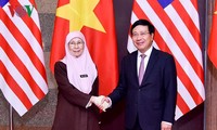 Deputi PM Pham Binh Minh melakukan pembicaraan dengan Deputi PM Malaysia, Wan Azizah