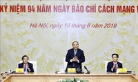 PM Nguyen Xuan Phuc melakukan temu kerja dengan Persatuan Wartawan Viet Nam