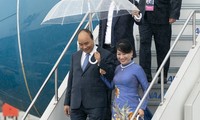 PM Nguyen Xuan Phuc tiba di Kota Osaka, memulai kehadirannya dalam KTT G20