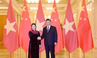 Ketua MN Nguyen Thi Kim Ngan melakukan pertemuan dengan Sekjen, Presiden Republik Rakyat Tiongkok, Xi Jinping