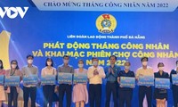 Kota Da Nang Sambut Bulan Buruh dan Buka Pasaran Buruh 2022