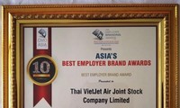 Vietjet en Tailandia elegida mejor marca de reclutamiento de personal en Asia