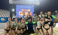 Selección femenina de balonmano playa de Vietnam entra en la semifinal de Juegos Mundiales de Playa