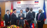 ベトナムとハイチ、貿易投資枠組協定締結