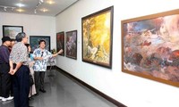 ディエンビエンフー作戦勝利絵画展、開催中