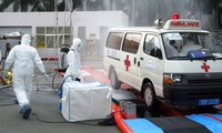 保健省、タンソンニャット空港でエボラ熱防止演習