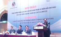 アセアンの気候変動交渉担当者の能力向上
