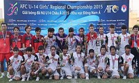 ベトナム、ASEANのU14女子サッカー大会で優勝