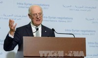 国連特使、シリア政府と反体制派とそれぞれ会談