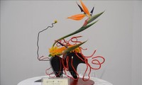 ベトナム 生け花の大阪花展に出展