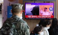 朝鮮 記録的な数のミサイルを発射