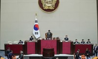 韓国大統領弾劾可決