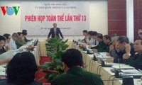 Sidang pleno  ke-13  Komisi Pertahanan dan Keamanan MN Vietnam.