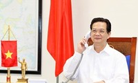 PM Vietnam Nguyen  Tan Dung melakukan dialog via telepon dengan Kepala Kantor  Gedung Putih