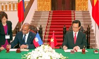 PM Vietnam, Nguyen Tan Dung  mengakhiri dengan baik kunjungan di Republik Haiti